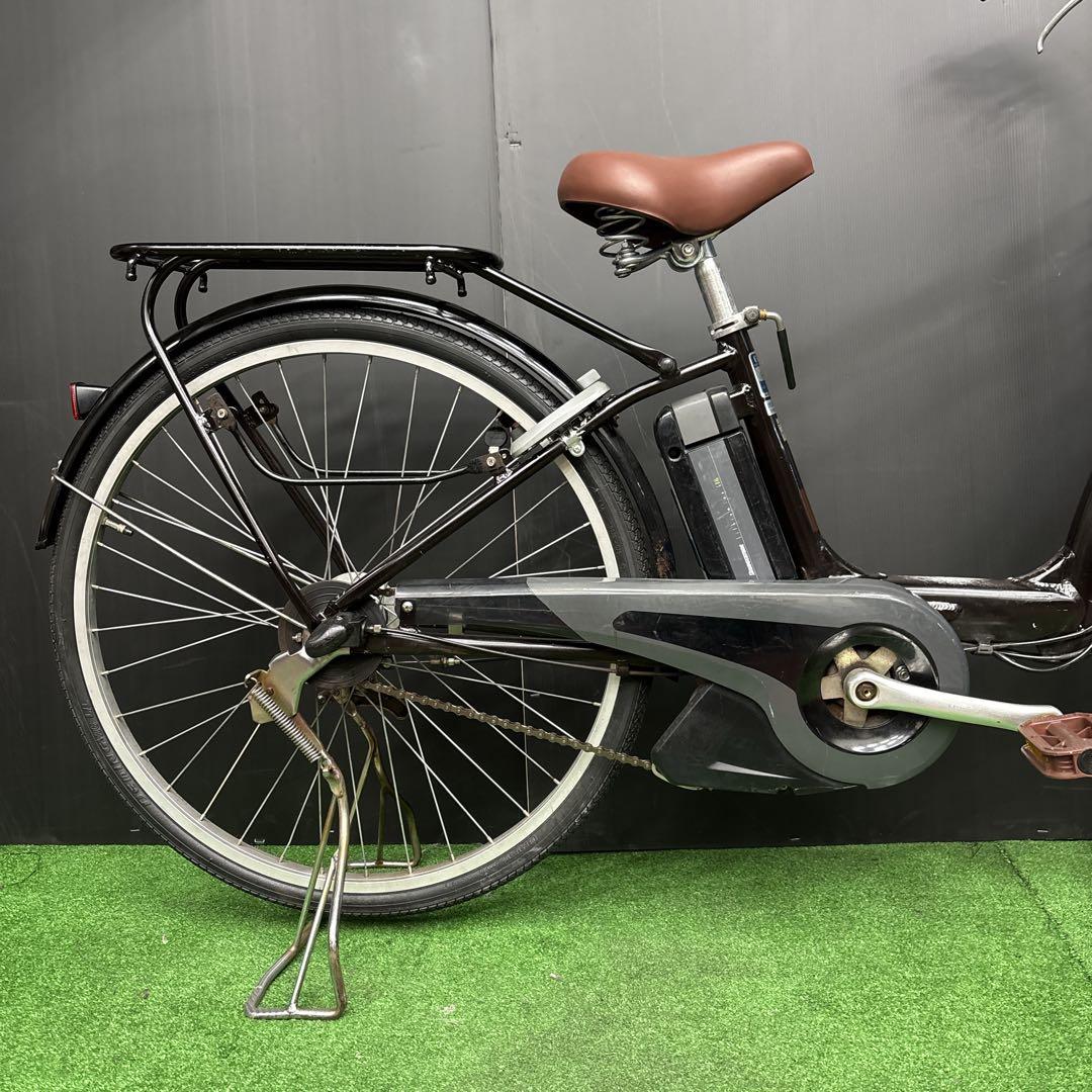 電動自転車 YAMAHA PAS Raffini ブラウン 3人乗り対応　83★