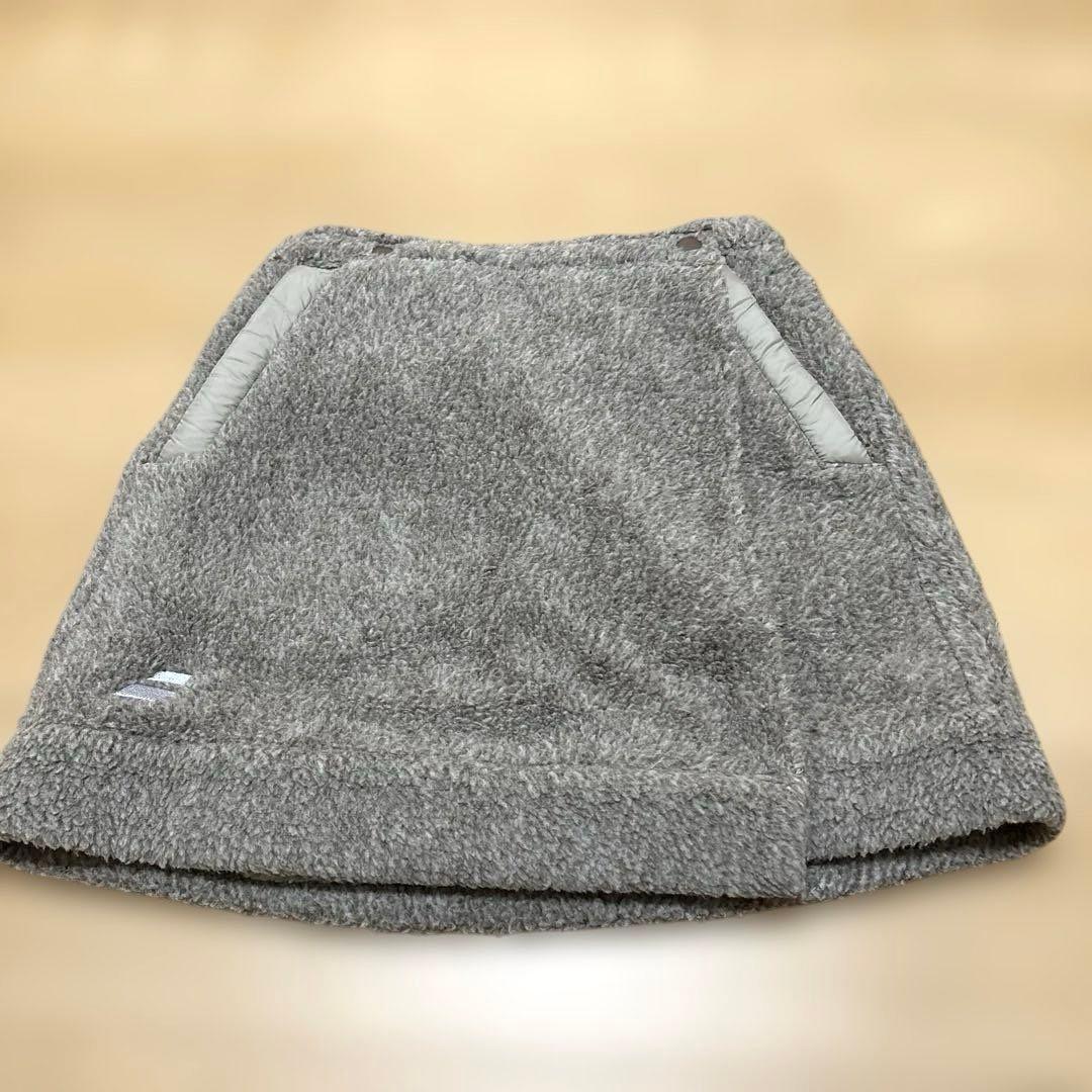 美品‼️バボラ　ボア素材　巻きスカート　スコート　ベージュ　もこもこ