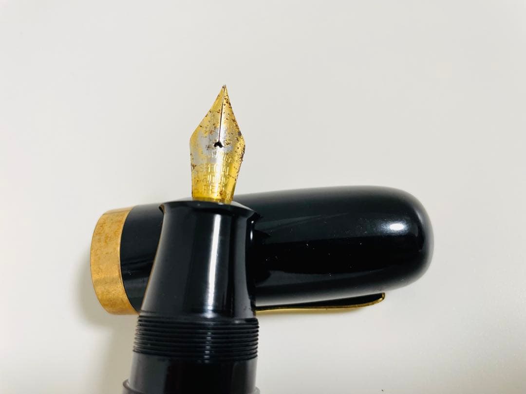 お値下げ/NEW CLIP超極太万年筆ヴィンテージ　レトロアンティーク貴重品レア