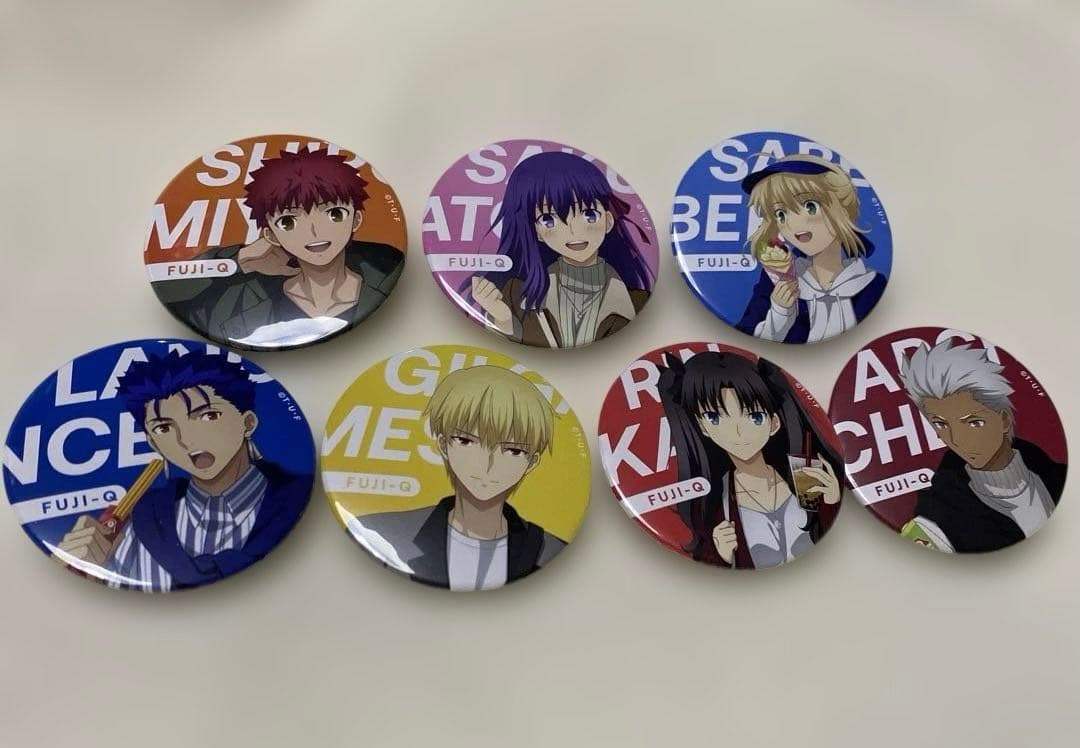 fate 缶バッジ　7点セット