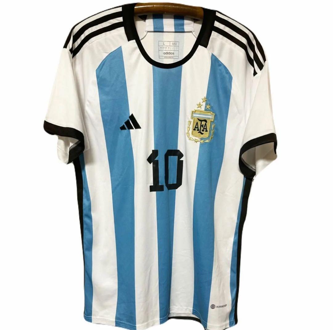 【メッシ直筆サイン入り】 アルゼンチン代表ユニフォーム 2022