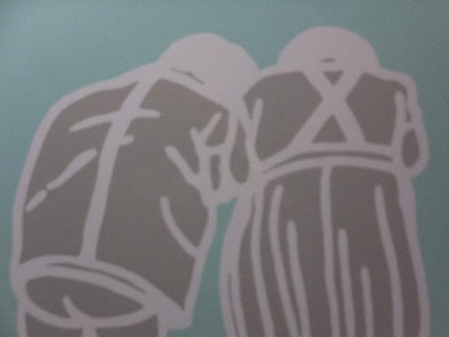 《お引取限定》ヤン・ヒ　直筆サイン『Wooosh～～』アクリル絵具 0718M