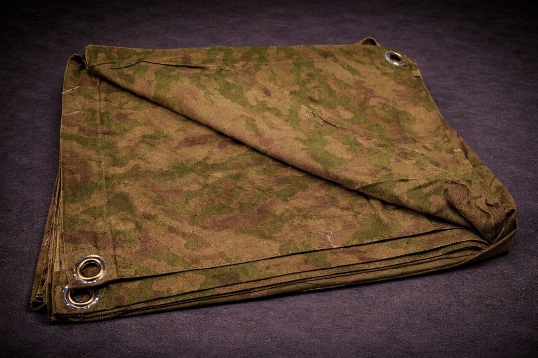 ロシア軍 実物 VSR-93 迷彩 パラトカ ポンチョ テント タープ 官給品