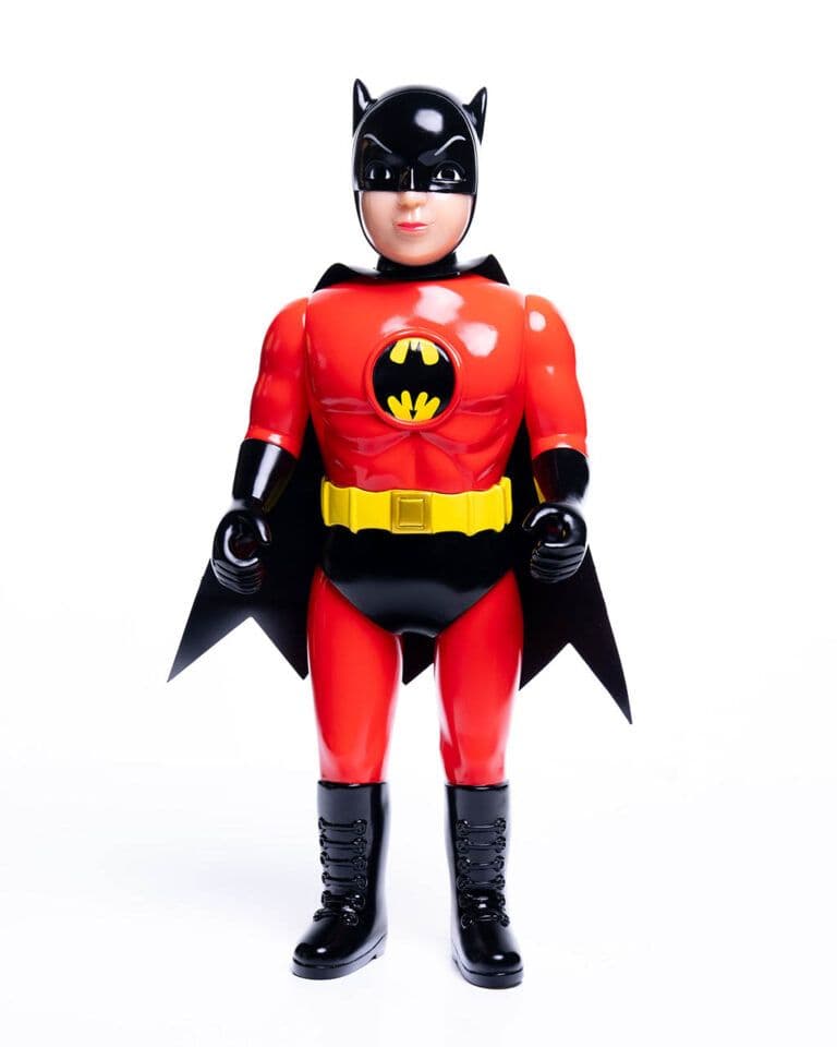 新品　バットマン スタンダードソフビ　 赤　 29cm　パチ　スペースフライマン