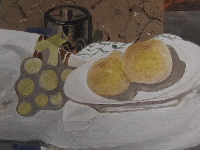 ジョルジュ・ブラック、コップと果物、希少な画集より、状態良好、新品高級額