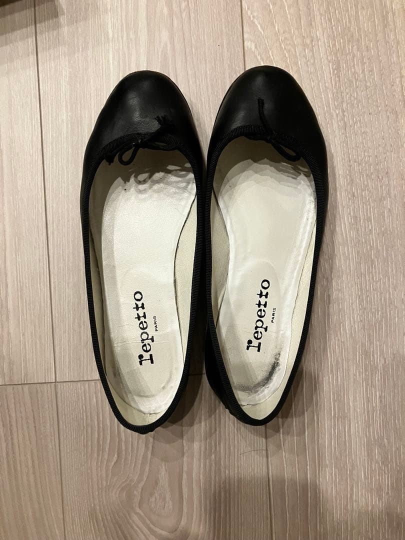 Repetto ブラック バレエシューズ 箱付き