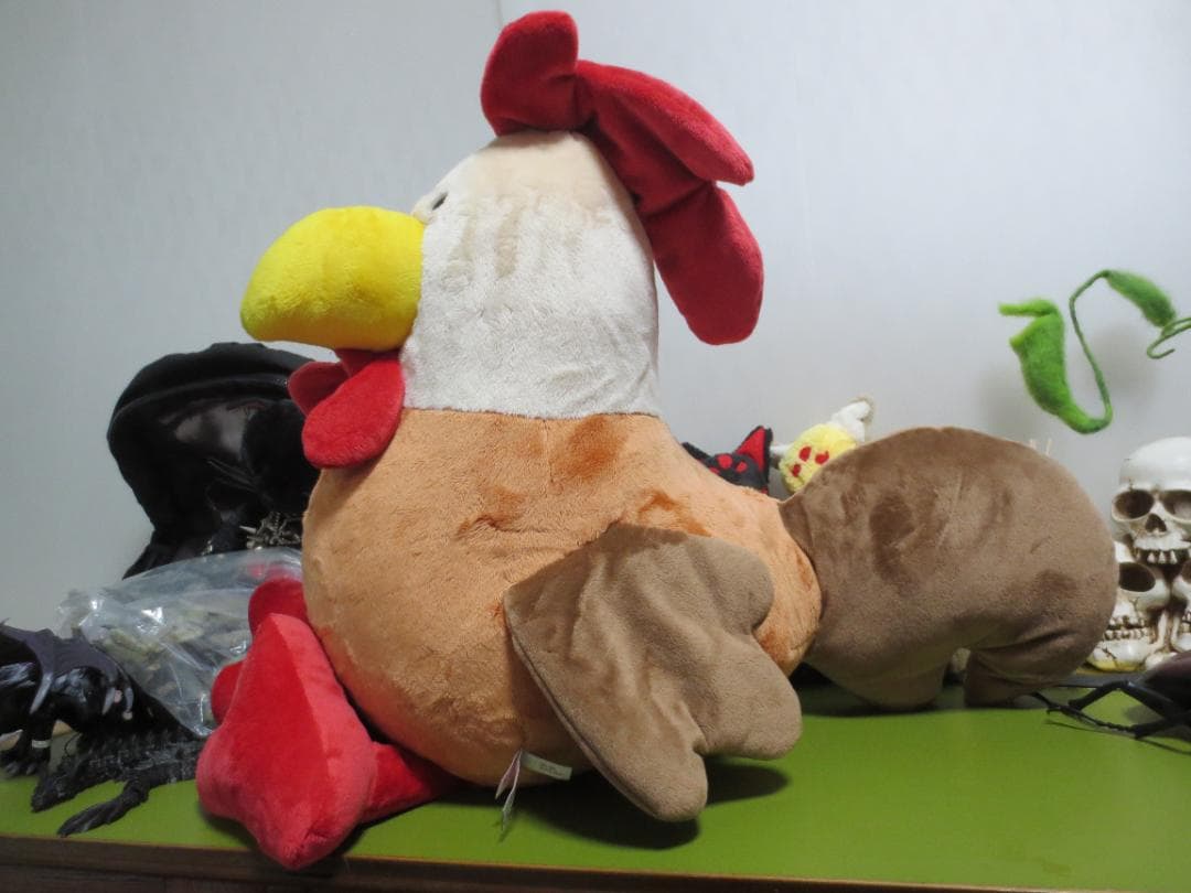 超BIG【台湾限定】NICI　ニキ　CUCKOO　ニワトリ　雄鶏　60㎝！正規品