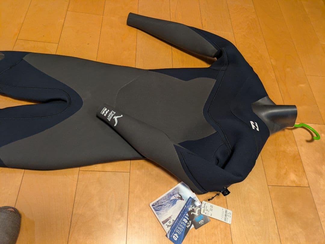 ビラボンウエットスーツ5/3mm セミドライフルスーツ ロングチェストジップ