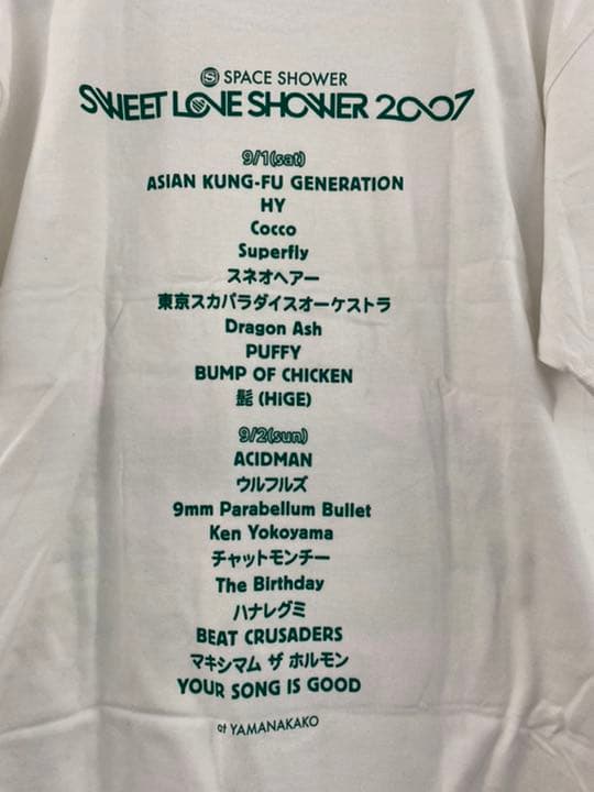 The Birthday 直筆サイン入り Tシャツ サイズM チバユウスケ