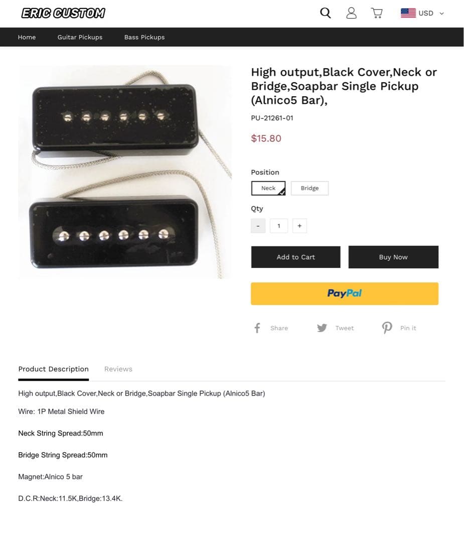 バッカス　テレキャスター　グローバル　OilFinish PU カスタム