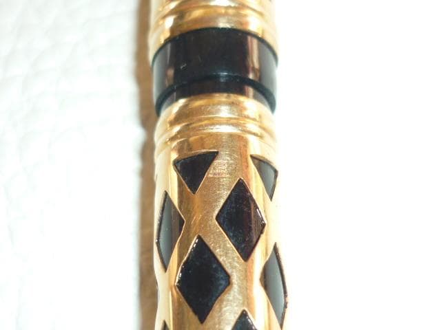 未使用近い1960年代 フランス製◆ユニック14金14K透かし装飾 ペン先18K