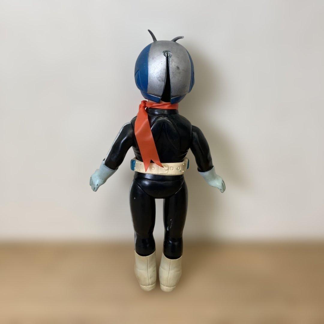 L*H様 希少レア 旧バンダイ 仮面ライダー 2号 ソフビ フィギュア 当時物