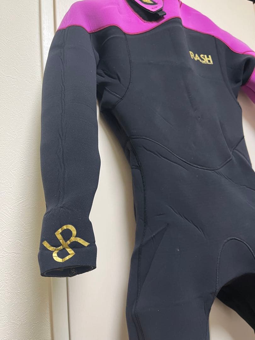 RASH ブラック ジャージフルウェットスーツ