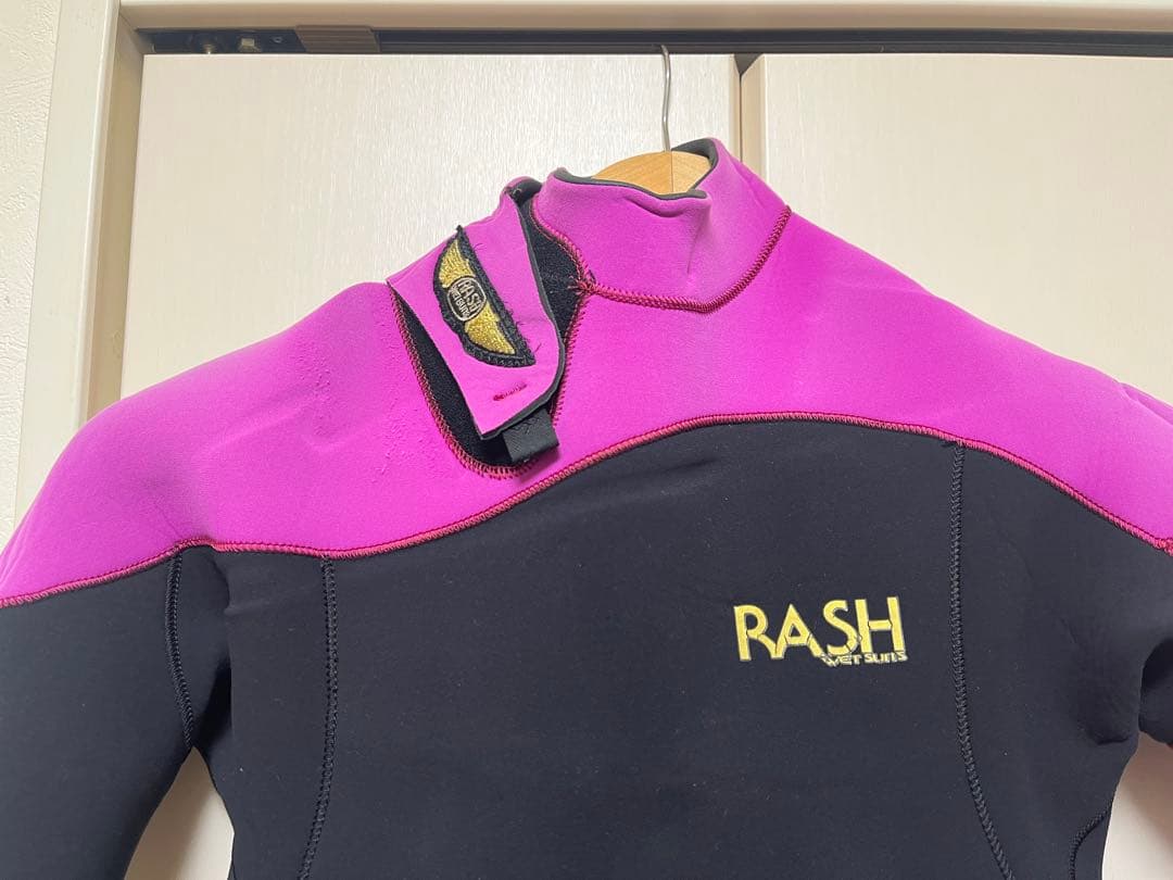 RASH ブラック ジャージフルウェットスーツ