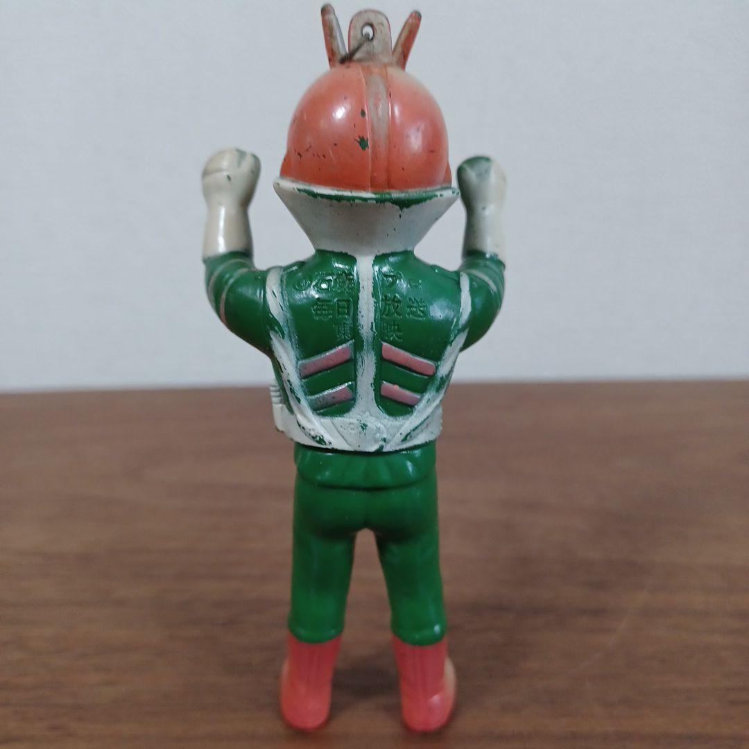 当時もの　ポピー製　仮面ライダー５種　希少ソフビペンダントトップ （チェーン無）