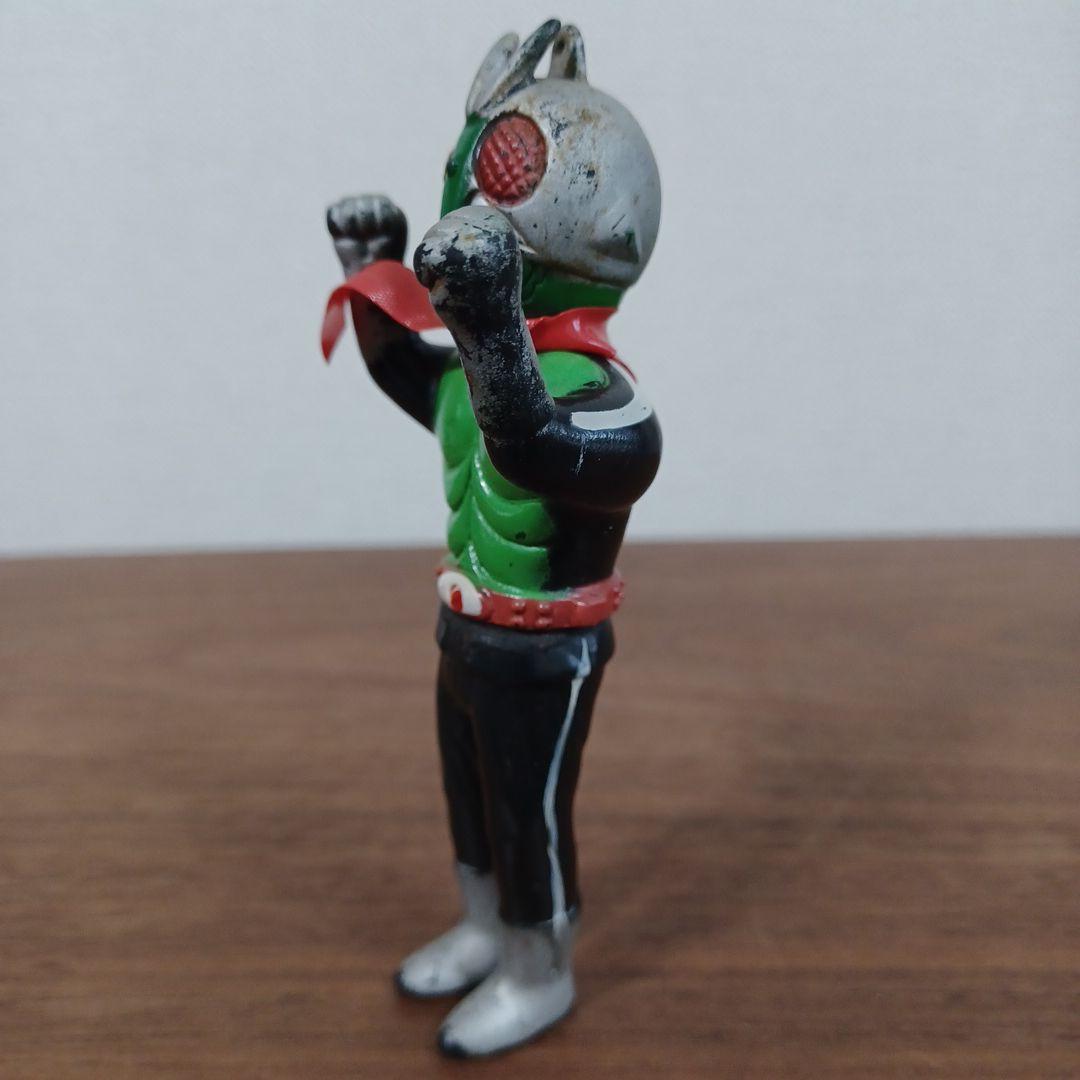 当時もの　ポピー製　仮面ライダー５種　希少ソフビペンダントトップ （チェーン無）