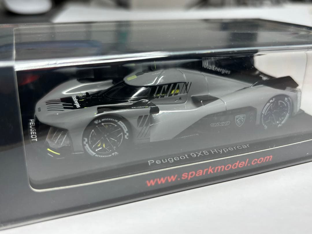 ミニカー Peugeot 9X8 Hypercar (1/43), spark