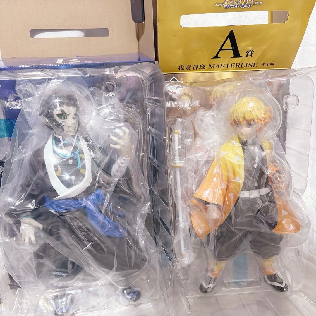 一番くじ 鬼滅の刃 ～雷の兄弟～ A賞 我妻善逸 B賞 獪岳 フィギュア セット