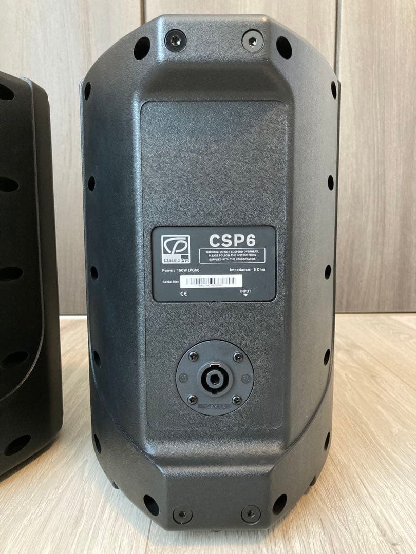 【美品＋バッグ付き】CSP6 2ウェイ パッシブスピーカー