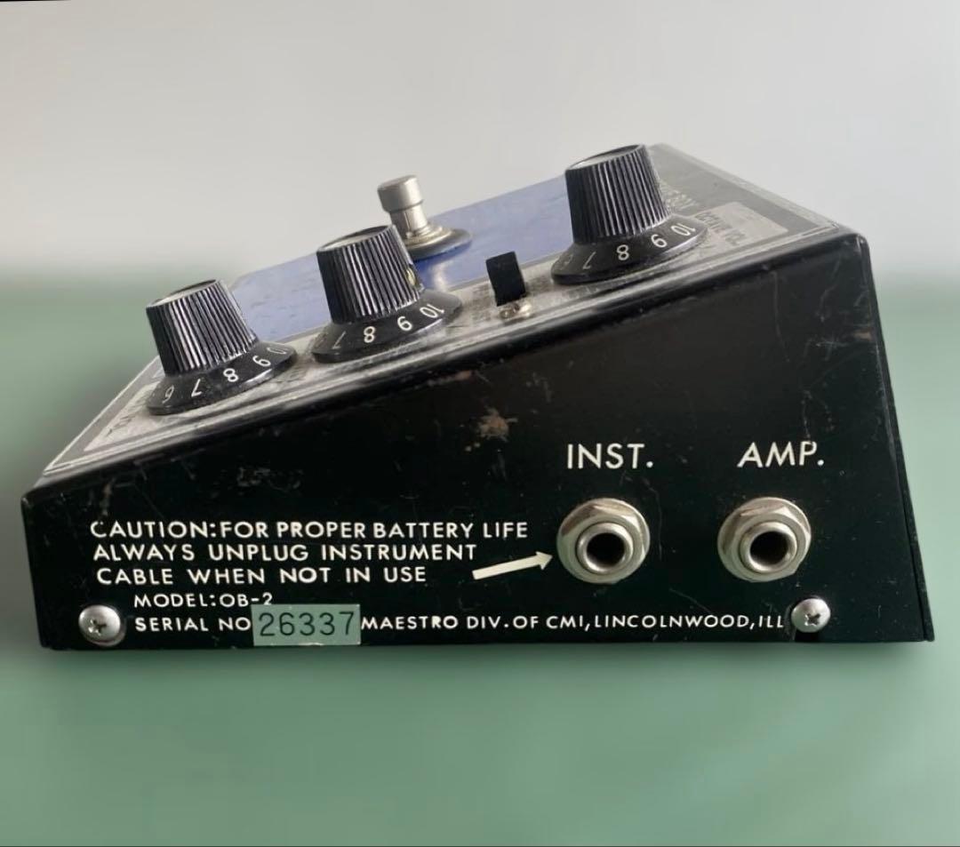 激レア　マエストロ　オクターブボックス　エフェクター　オクターバー