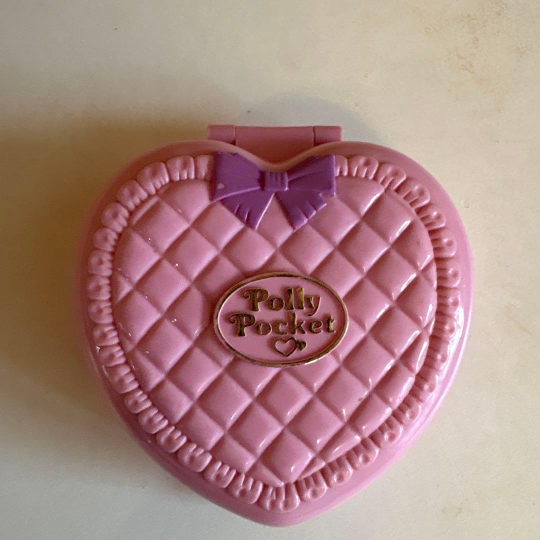 Polly Pocket ハート型ミニチュアハウス　ピンク