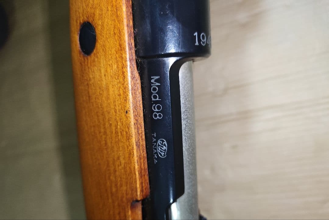 [ジャンク]タナカkar98kエアガン、1976 MATSUSHIROセット