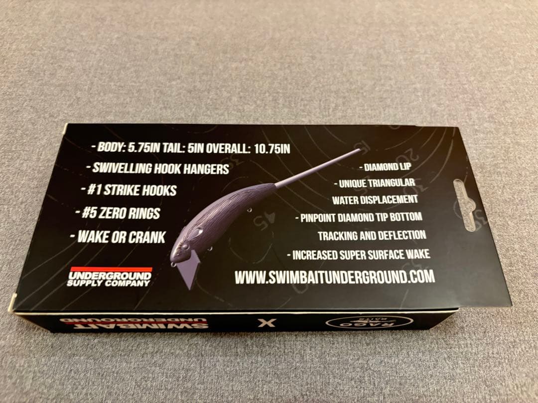 SWIMBAIT UNDERGROUND × RAGO BAITS D3R