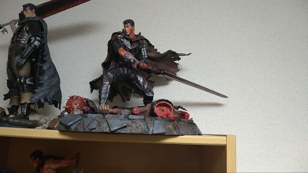 art of war製　ベルセルク　ガッツ　鎮魂レクイエム　ダーカ付き血飛沫塗装