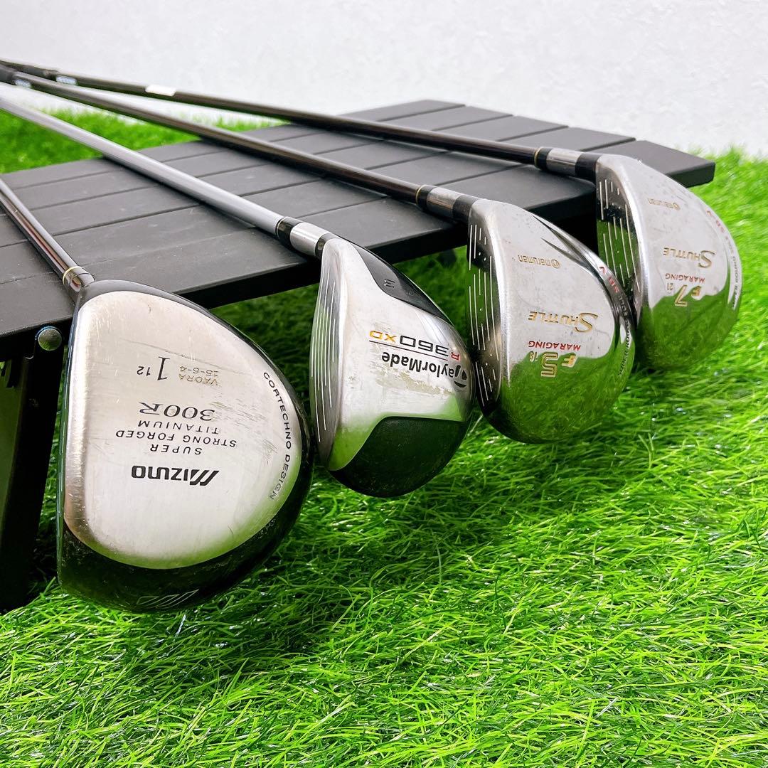 初心者向け　格安メンズゴルフクラブ 11本セット　ミズノ　ワールドイーグル　R