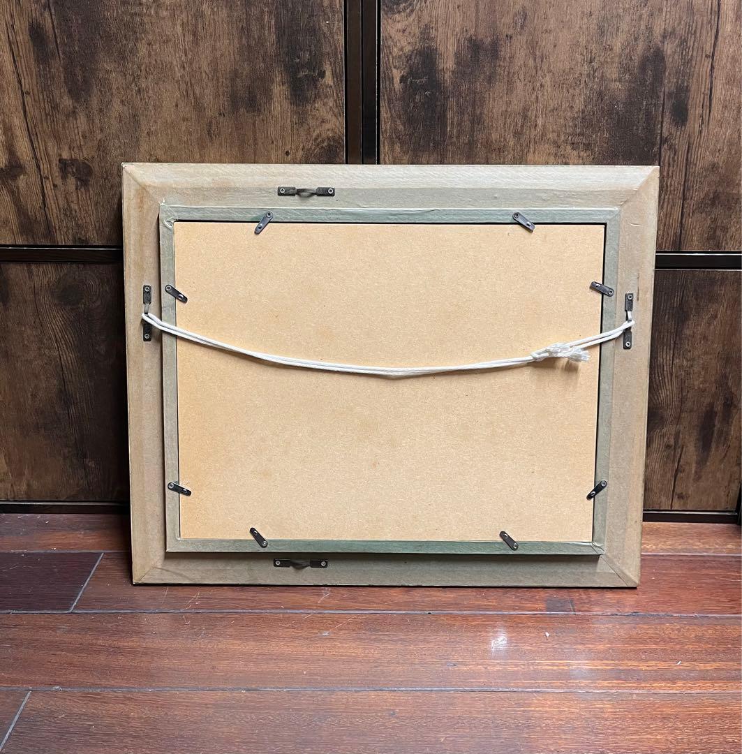 荻須高徳 手描き 油彩画 作者サイン 貴重