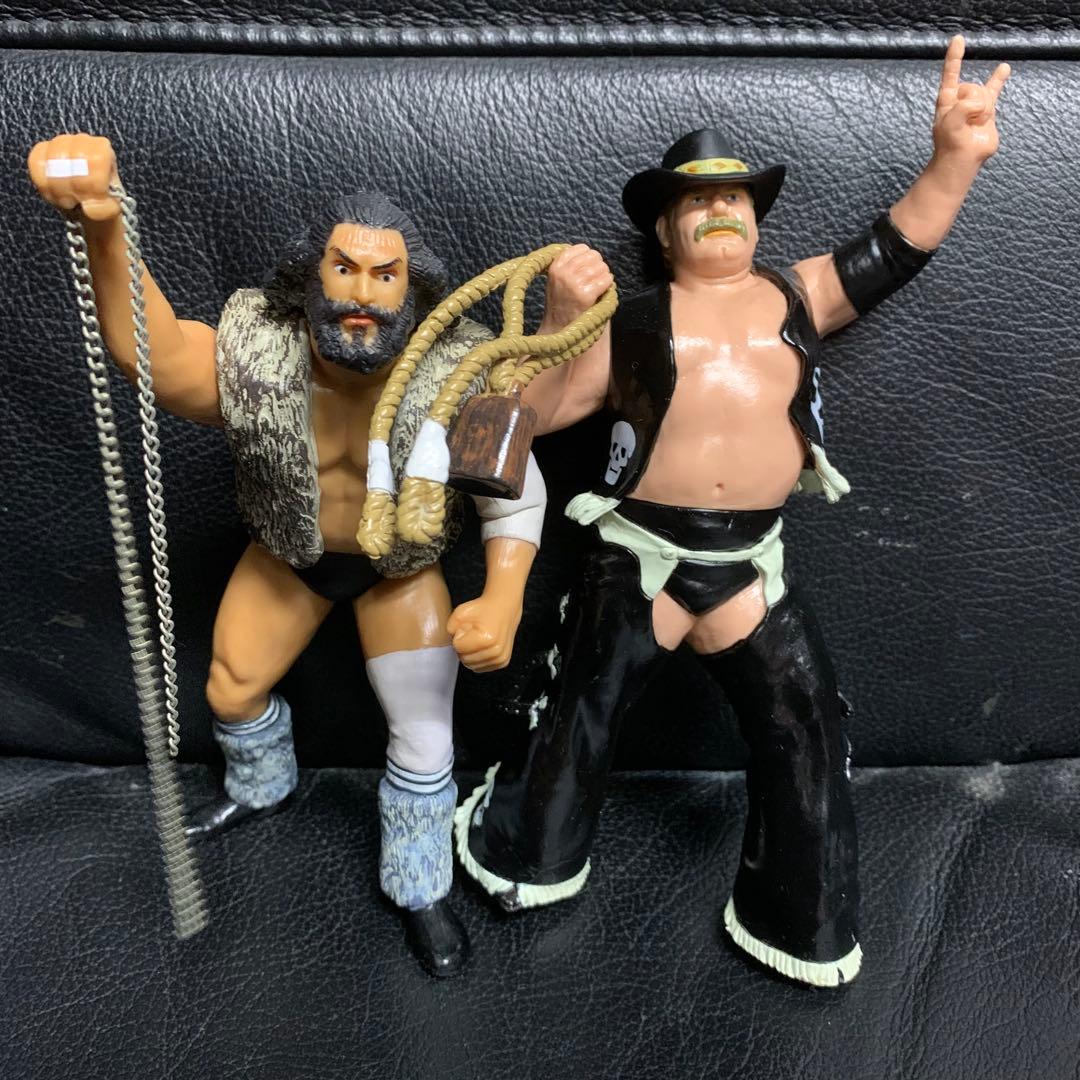 プロレスフィギュア　ブルーザーブロディ　スタンハンセン2体セット　キャラプロ