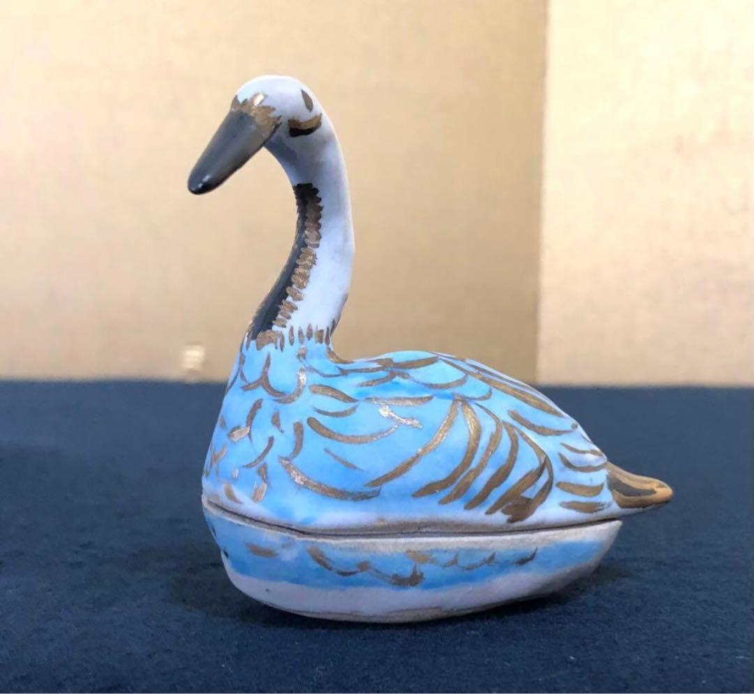 《R》茶道具2点組①鶴香合 益生②仁清写七宝小紋詰 陶楽造260107か5