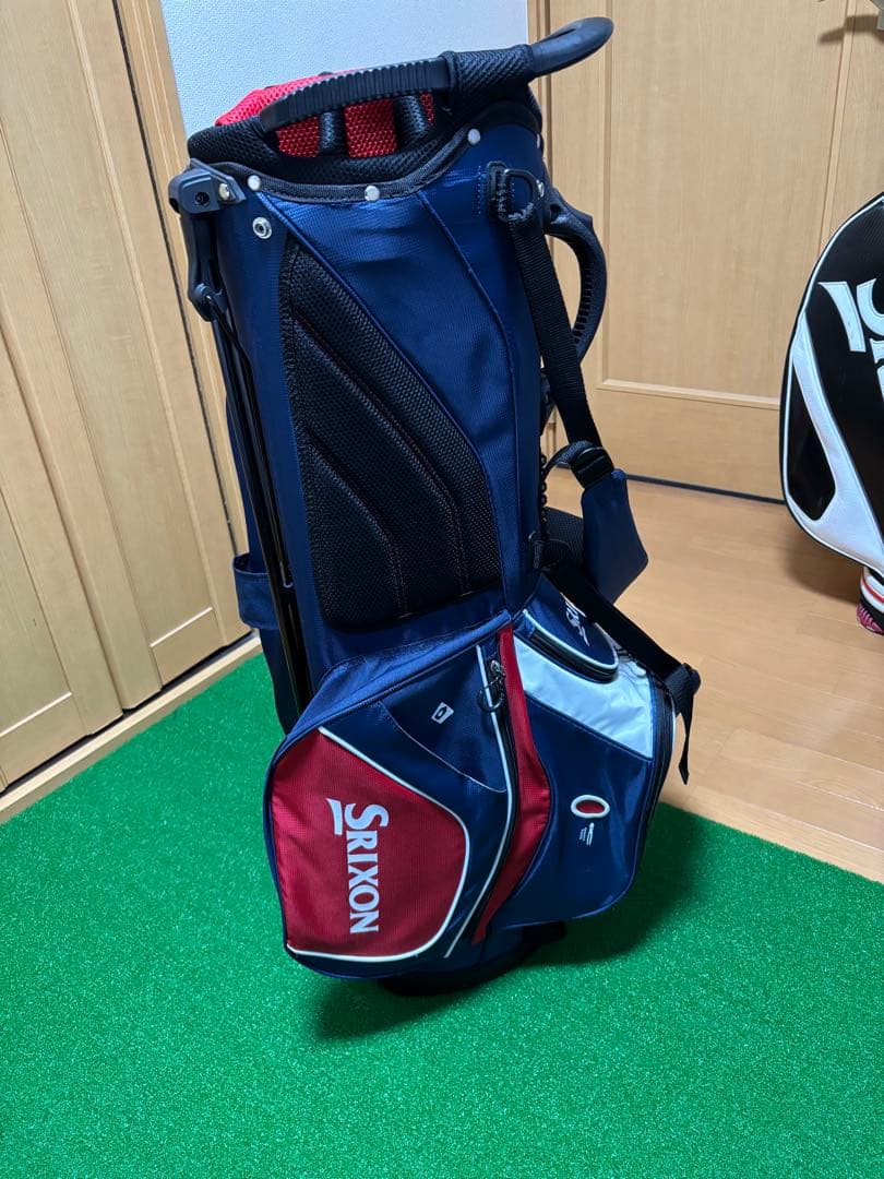 SRIXON キャディバッグ ネイビー/レッド