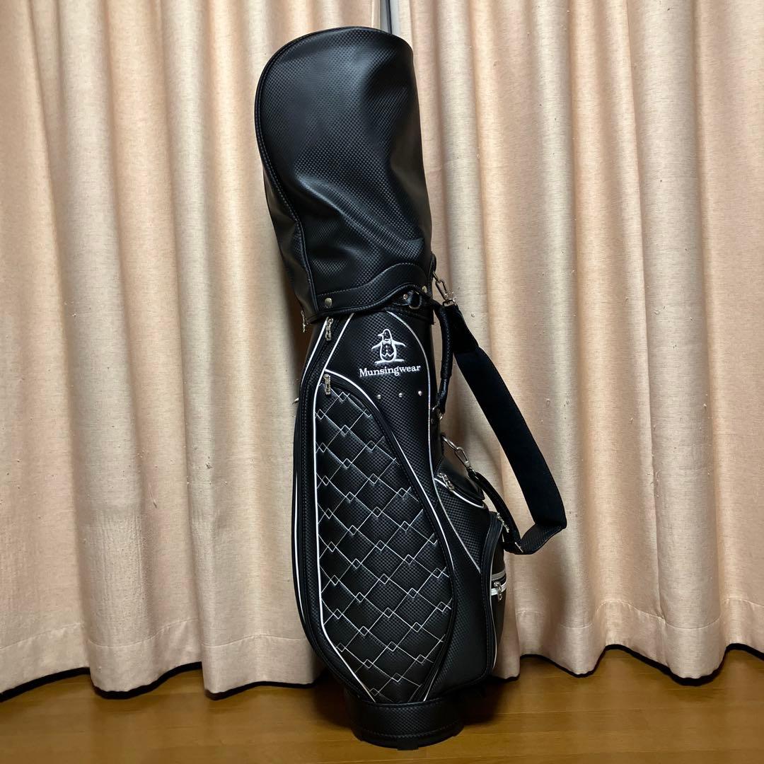 Munsingwear マンシングウェアゴルフバッグ ブラック
