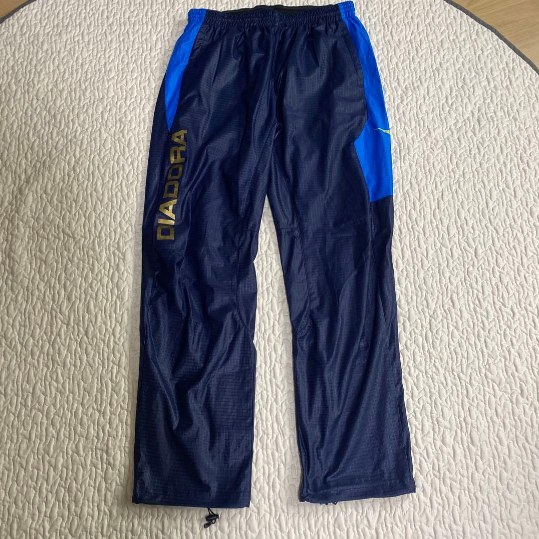 DIADORA セットアップ　ジャージ ゴールド/ネイビー/ブルー