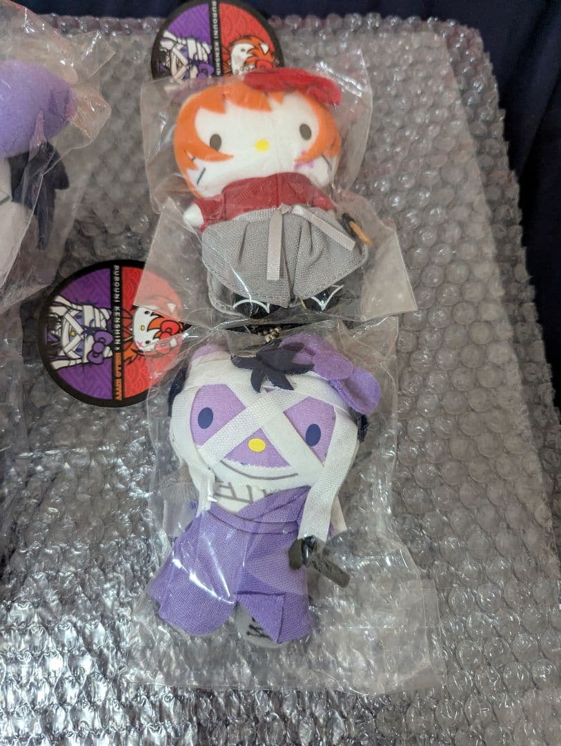 キティ×るろうに剣心 ぬいぐるみ コラボ サンリオ
