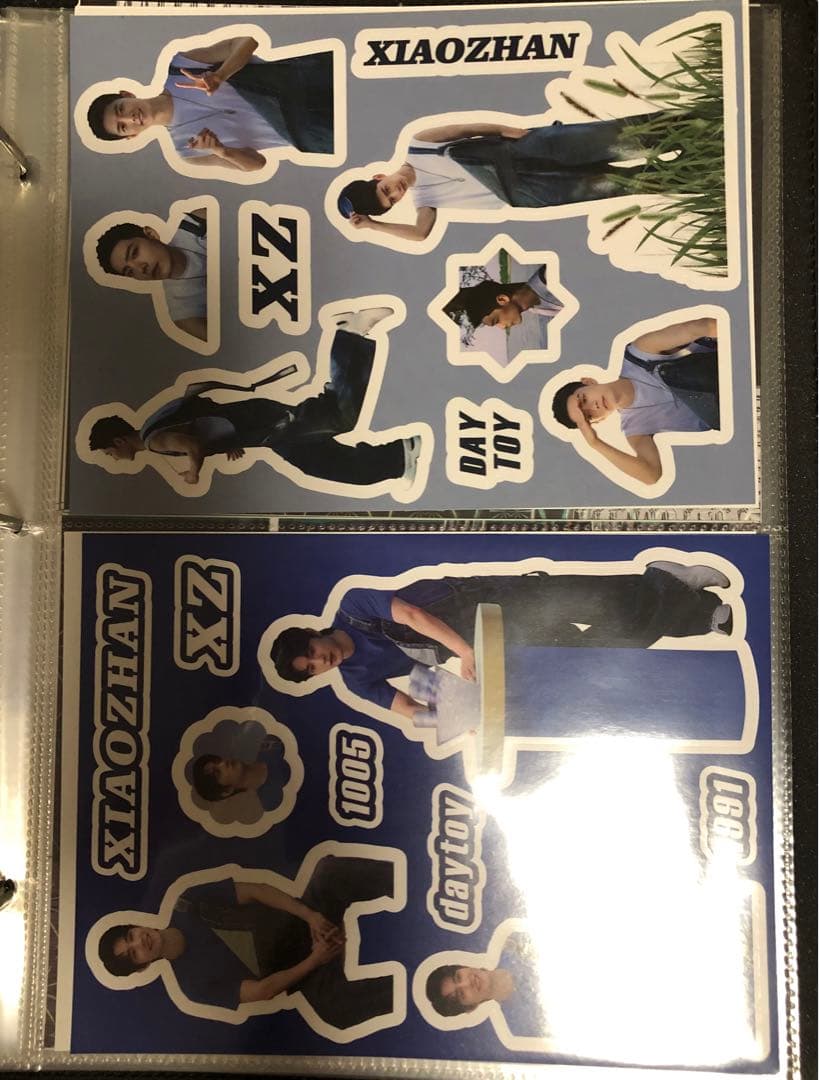 王一博　肖战　バインダー＋A4・Pカード・A5(A6)・トレカリフィル50枚分v