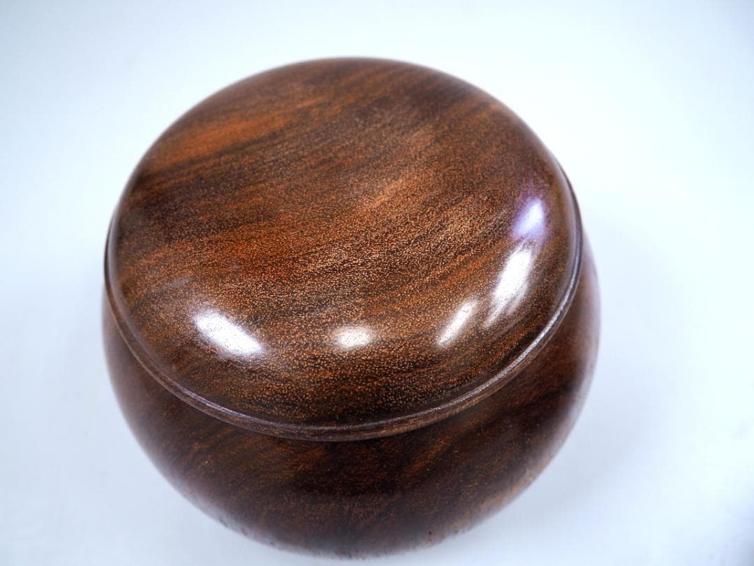 【宮崎県】日向特製蛤碁石36号・花梨碁笥セット