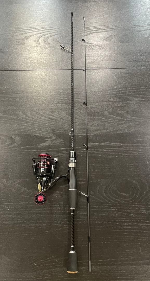 バス釣り2セット・ベイトロッド&リール(左巻)スピニングロッド&リール・ライン付