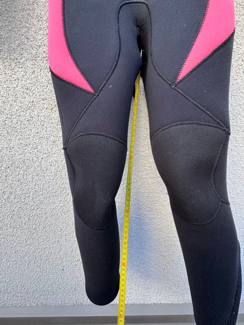 RASH ウエットスーツフルスーツ 黒/ピンク