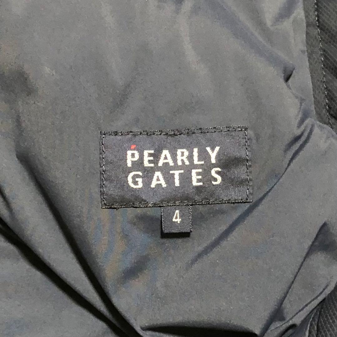 美品 パーリーゲイツ パンツ ネイビー 中綿 暖パン ウォームパンツ 4 秋冬