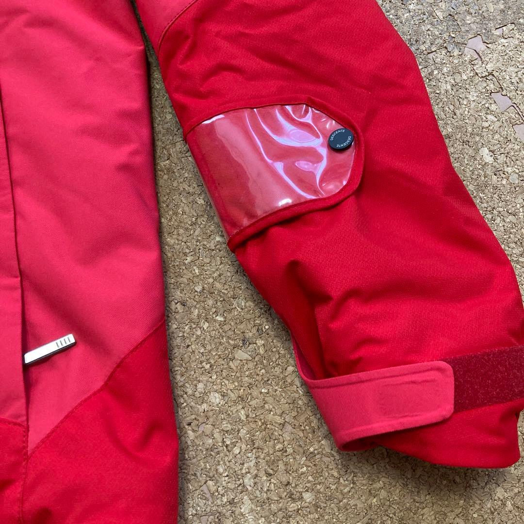 【美品】デサント DESCENTE スキーウェア スキー ジャケットMメンズ 赤