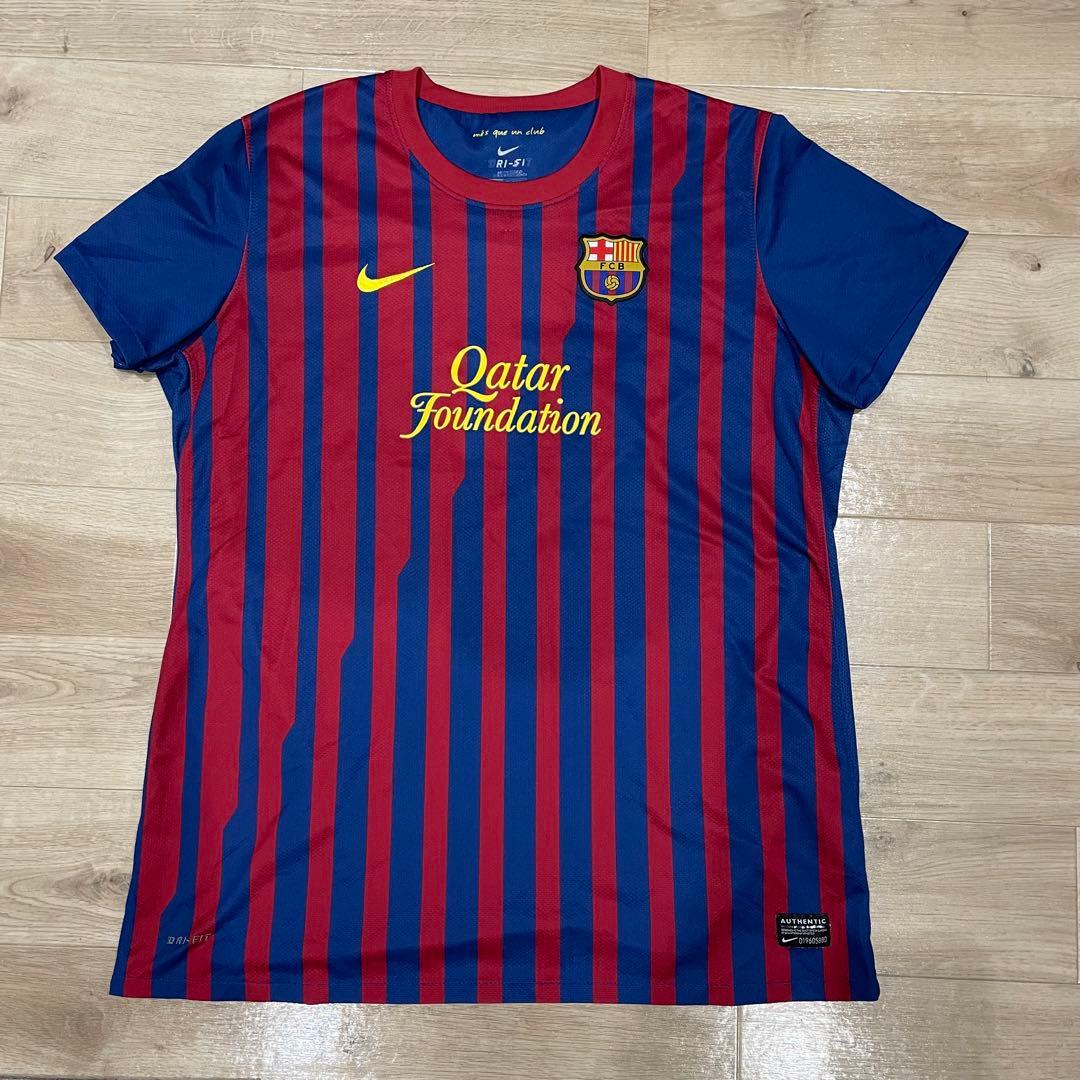 Nike FC Barcelona ストライプシャツ Mサイズ