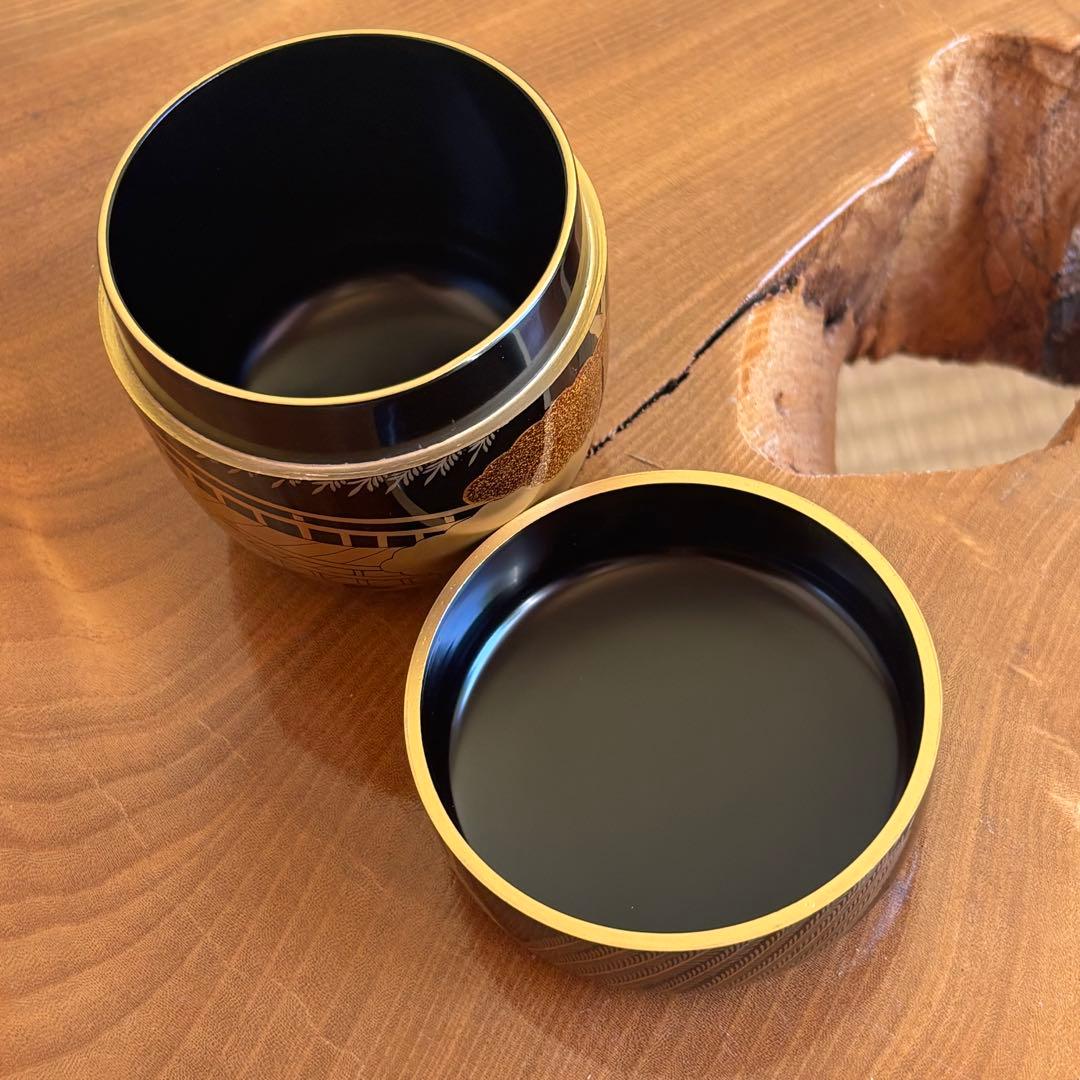 高台寺 中棗 田中宗凌 茶道具 金蒔絵 共箱