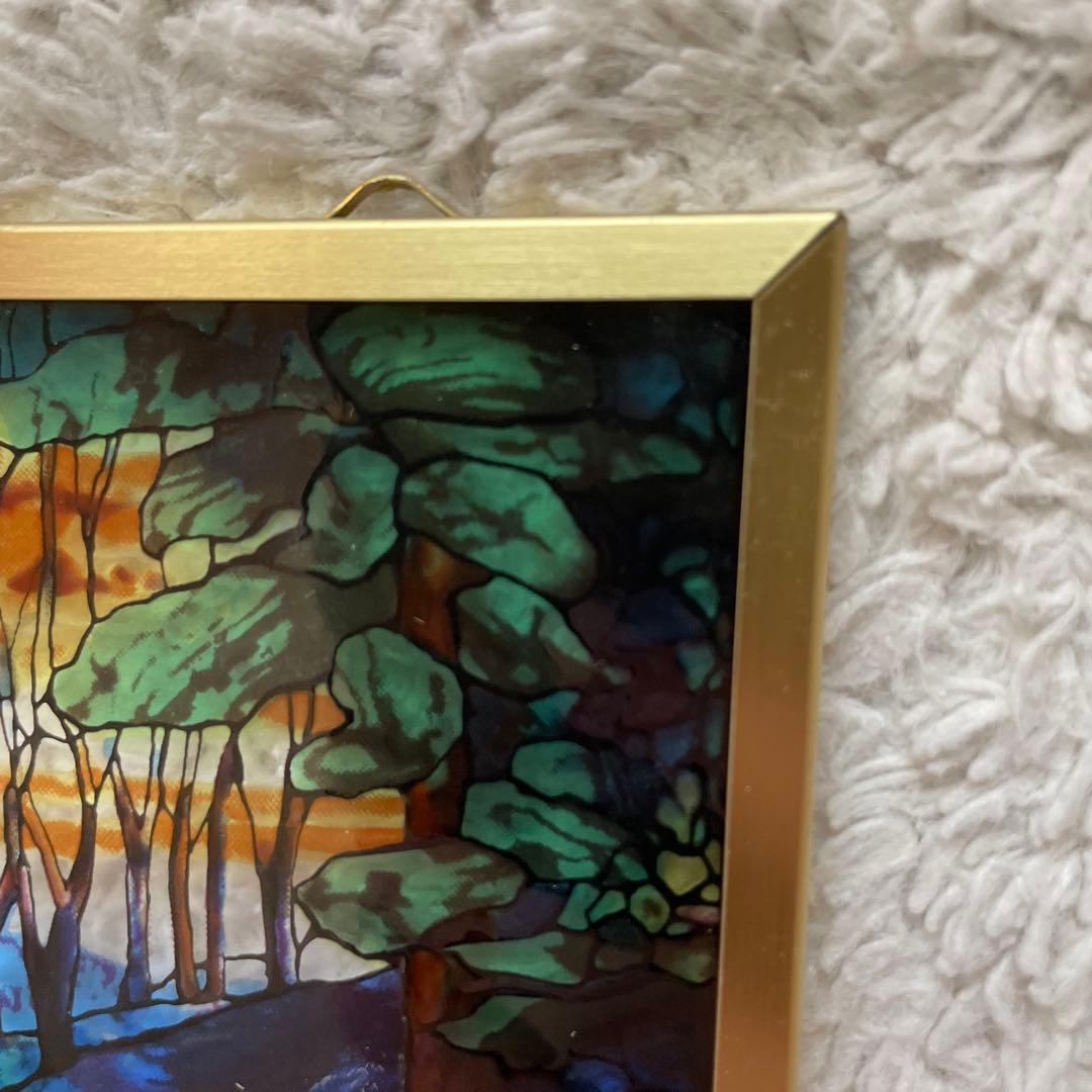 ルイス・C・ティファニー【森の中の鹿】 ステンドグラス