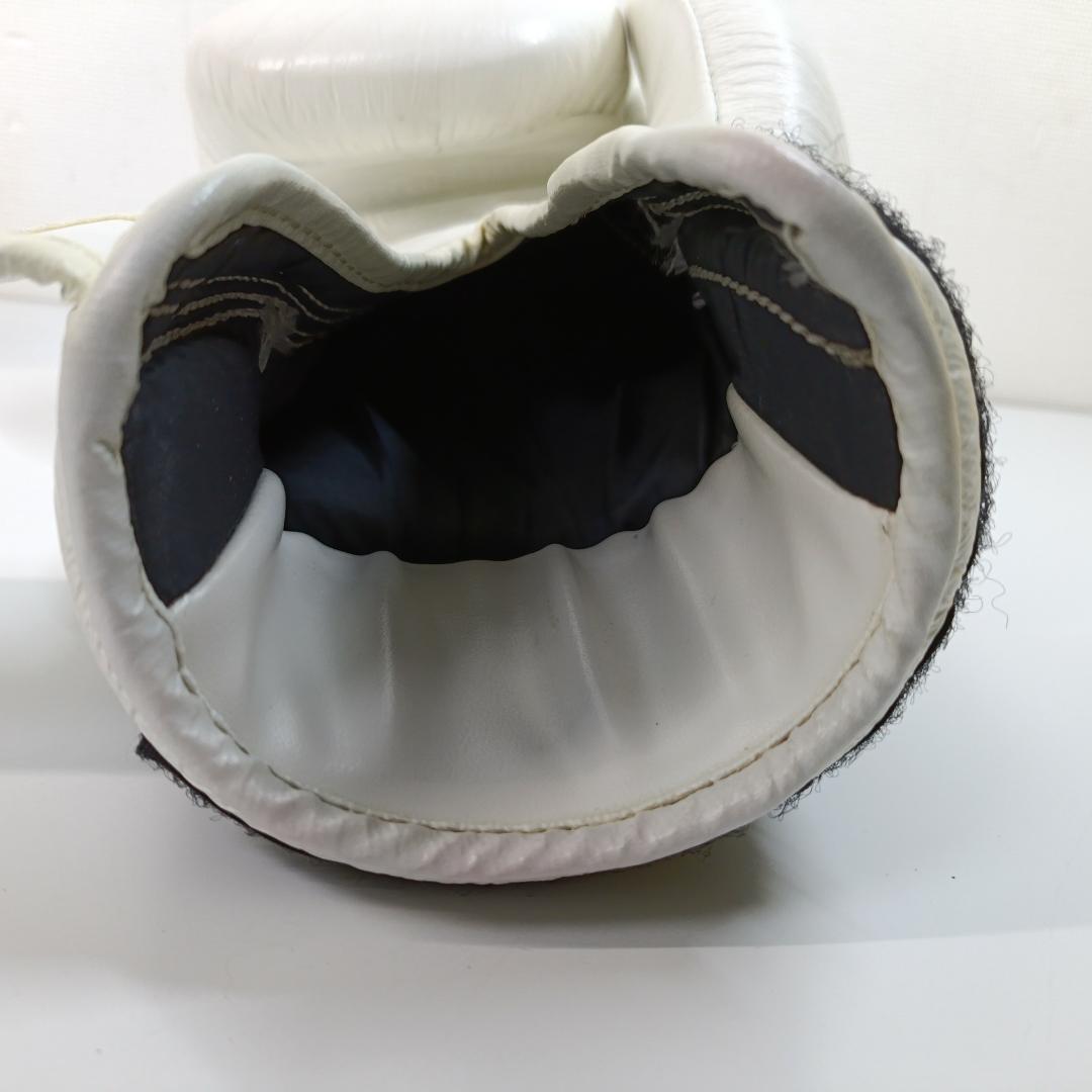 WINDBY ボクシンググローブ 10oz ホワイト ウィンディ 本革 白