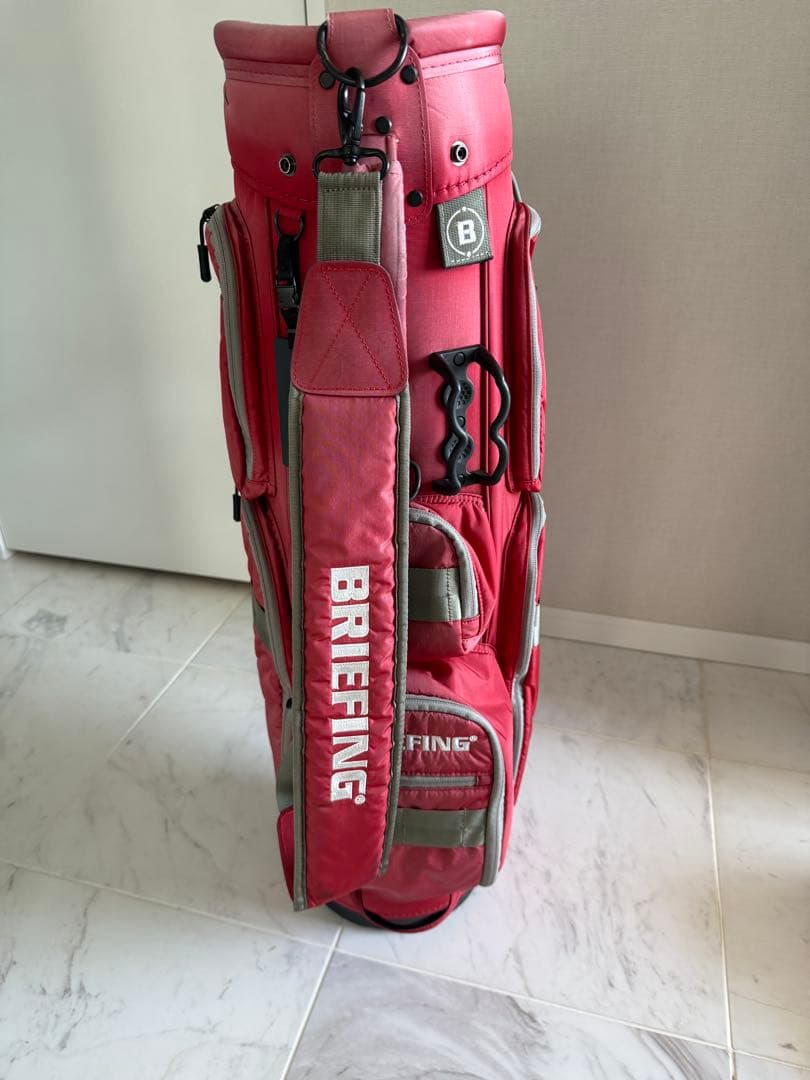 BRIEFING ブリーフィング キャディーバッグ　レッド