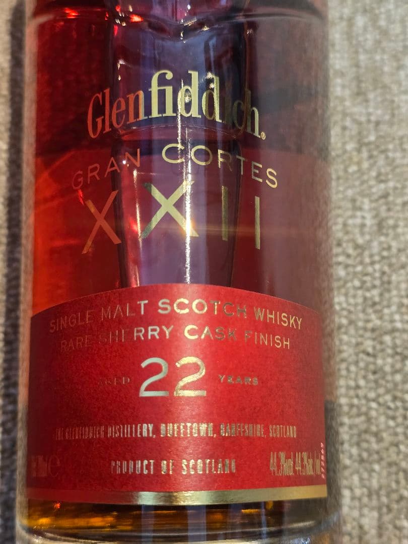 グレンフィディック 22年 グランコルテス　Glenfiddich Gran