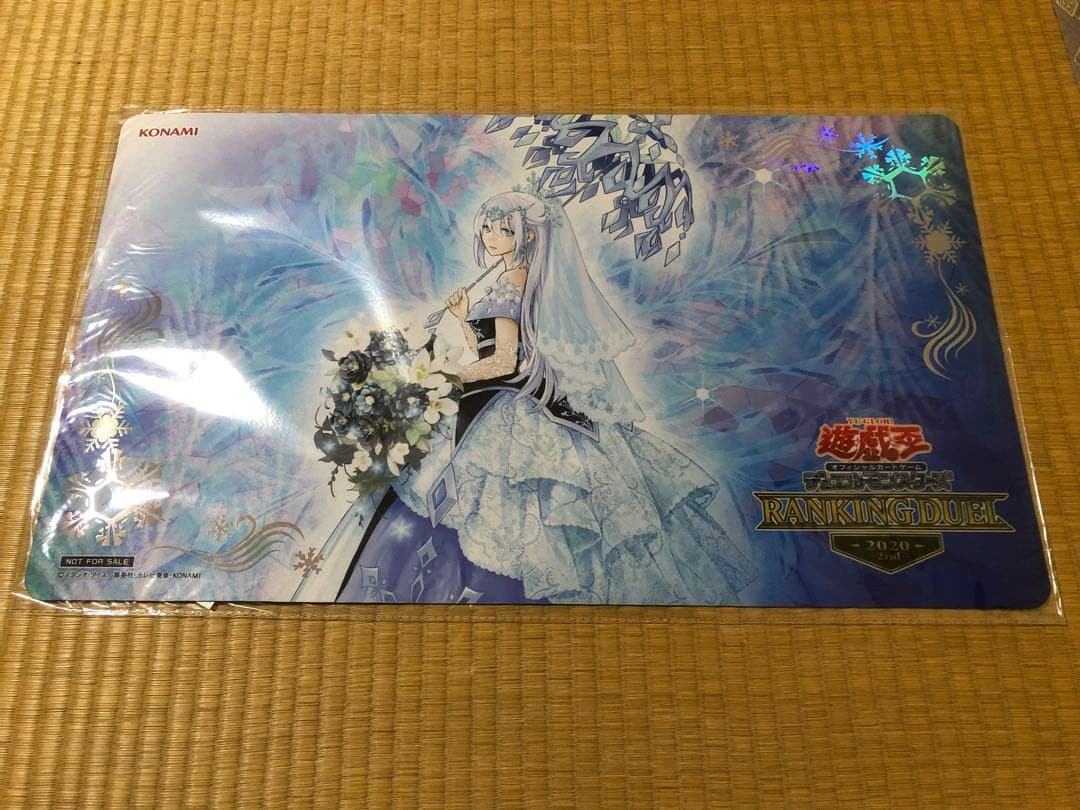 遊戯王　ランキングデュエル　六花聖ティアドロップ プレイマット　未開封