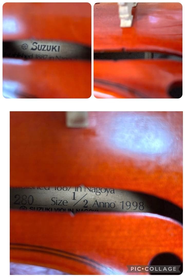 【付属品多数】スズキ　バイオリン　No.280 1/2 1998年